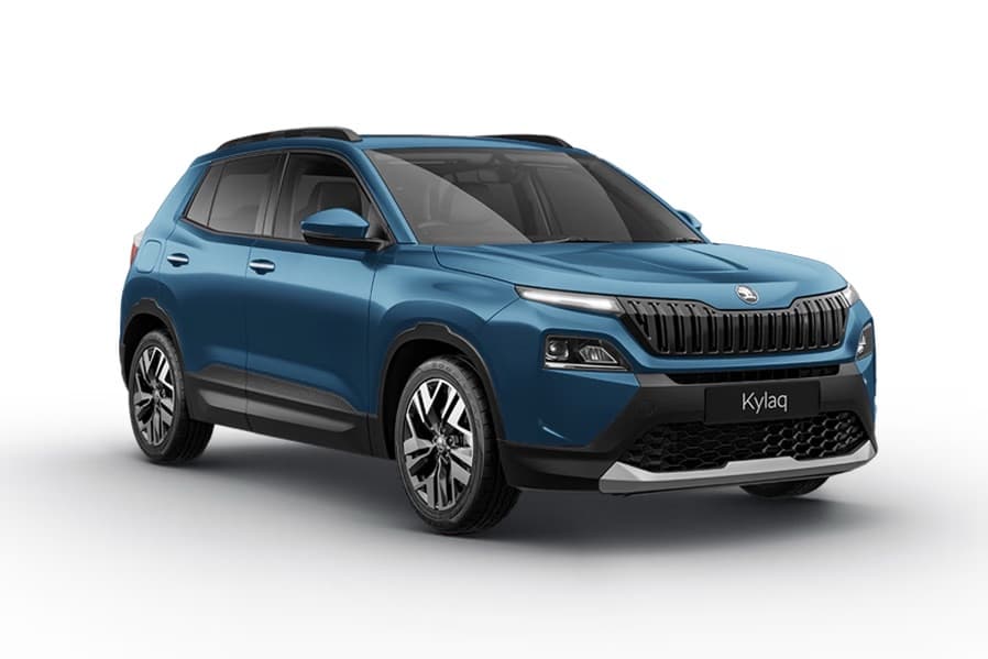 Skoda Kylaq in Lava Blue